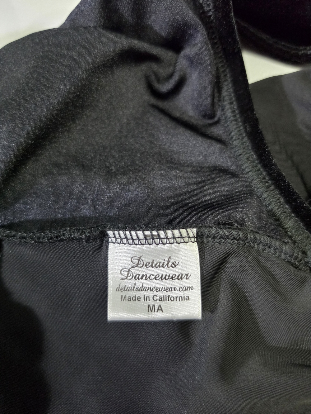 Details Dancewear with Lace and Embroidered Velvet Bodysuit Leotard Size Med - Picture 10 of 13